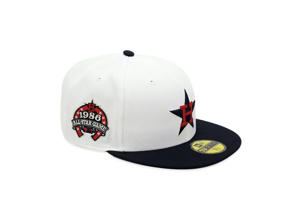 NEW ERA x THE CAP 59Fifty July 4th Houston Astros "White/Navy"