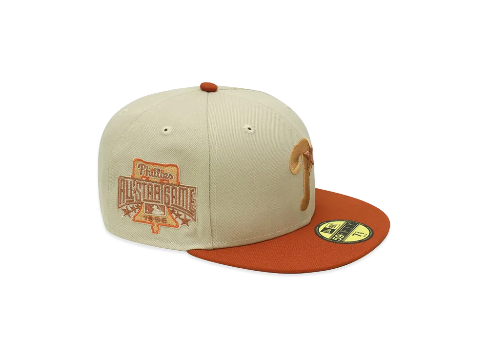 NEW ERA x THE CAP 59Fifty 2026 ASG Venue Philadelphia Phillies "Stone/Orange"