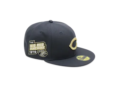 NEW ERA x THE CAP 59Fifty Noir Luxe Cincinnati Reds Graphite "Grey"