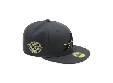 NEW ERA x THE CAP 59Fifty Noir Luxe Houston Astros Graphite "Grey"