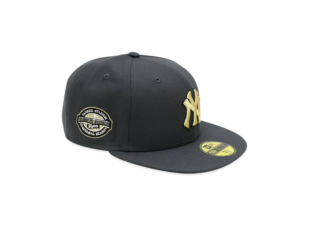 NEW ERA x THE CAP 59Fifty Noir Luxe New York Yankees Graphite "Grey"