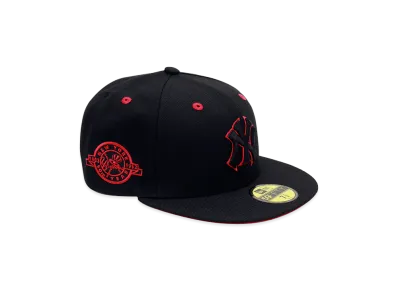 NEW ERA x THE CAP 59Fifty Red Devil II New York Yankees "Black/Red"