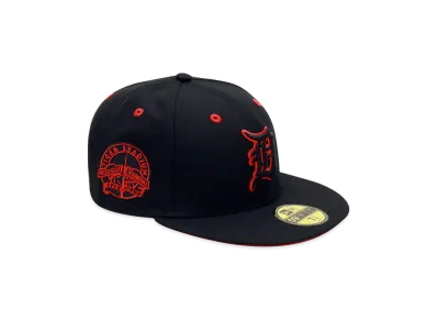 NEW ERA x THE CAP 59Fifty Red Devil II Detroit Tigers "Black/Red"