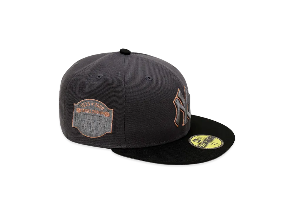 NEW ERA x THE CAP 59Fifty Quick Tip New York Yankees "Graphite/Black"