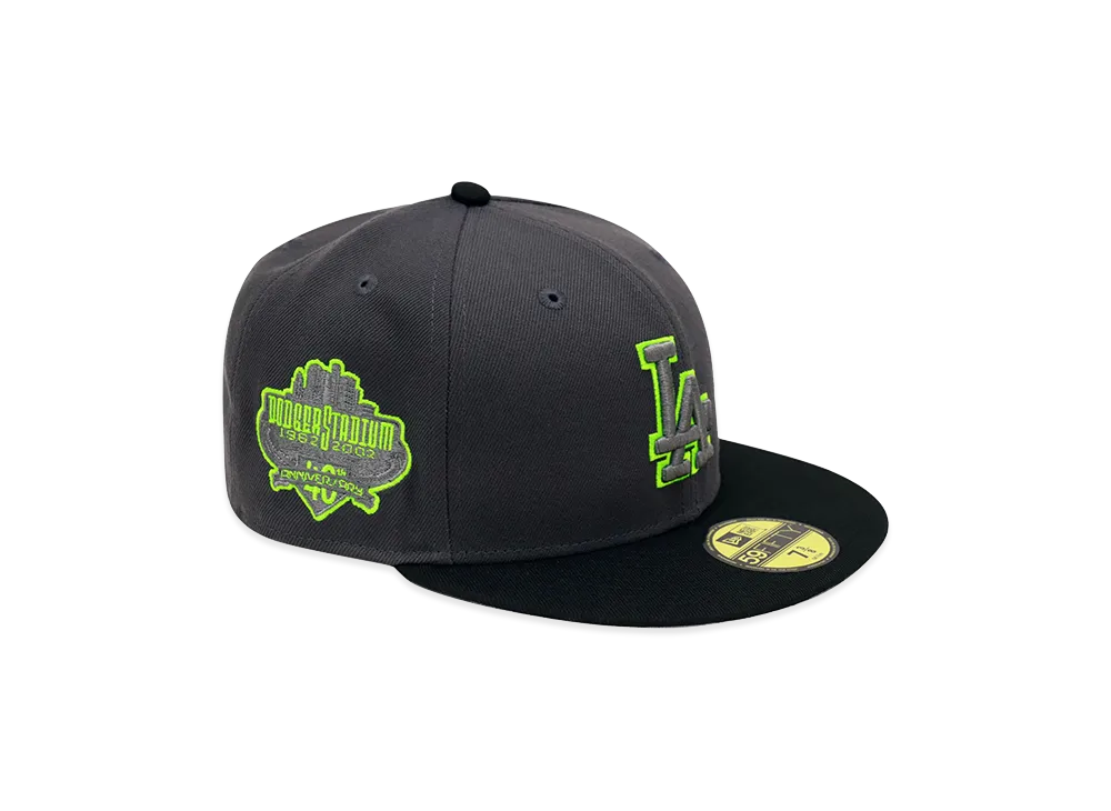 NEW ERA x THE CAP 59Fifty Quick Tip Los Angeles Dodgers "Graphite/Black"