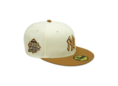 NEW ERA x THE CAP 59Fifty Soft Tropics New York Yankees "Chrome White/Wheat"