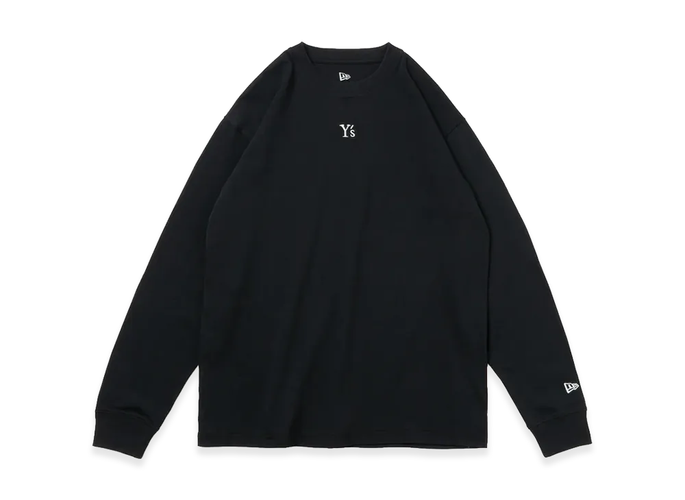 NEW ERA x Y's Long Sleeve Cotton T-Shirt FW26 "Black"