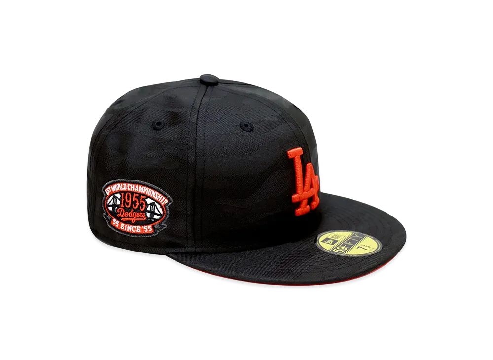 NEW ERA x THE CAP 59Fifty Smokescreen Los Angeles Dodgers "Black Camo"