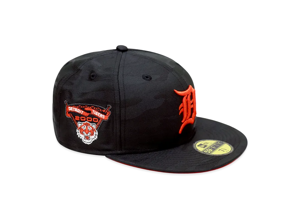 NEW ERA x THE CAP 59Fifty Smokescreen Detroit Tigers "Black Camo"