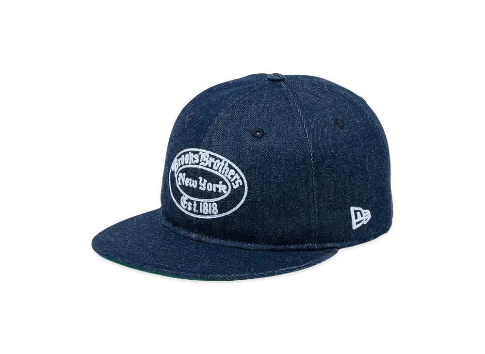 NEW ERA x Brooks Brothers 59Fifty Soft Buckram "Indigo Denim"