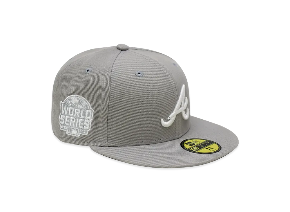 NEW ERA x THE CAP 59Fifty Semi Urban Atlanta Braves "Gray"