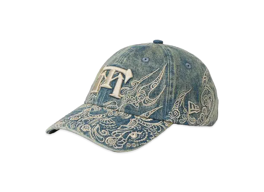NEW ERA x Illustrators Collection 9Forty Unstructured Tamimoon Overdye Denim "Blue"