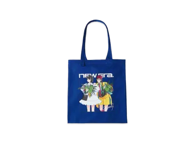 NEW ERA x Illustrators Collection Cotton Twill Tote Bag Akira Komayama "Light Royal"