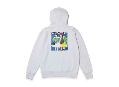 NEW ERA x Illustrators Collection Sweat Pullover Hoodie Akira Komayama "Ash Gray"