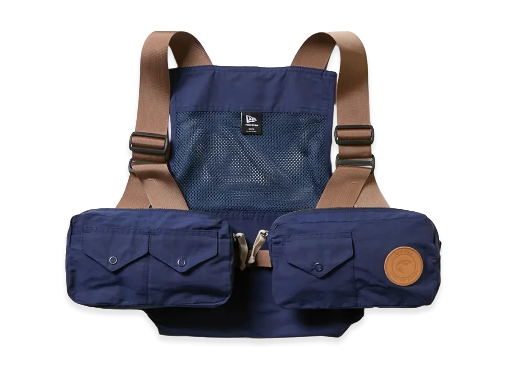 NEW ERA OUTDOOR x Takayuki Ohashi Fishing Vest Fish Patch "Navy"
