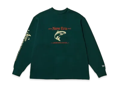 NEW ERA OUTDOOR x Takayuki Ohashi L/S Waffle T-Shirt Fish "Green"