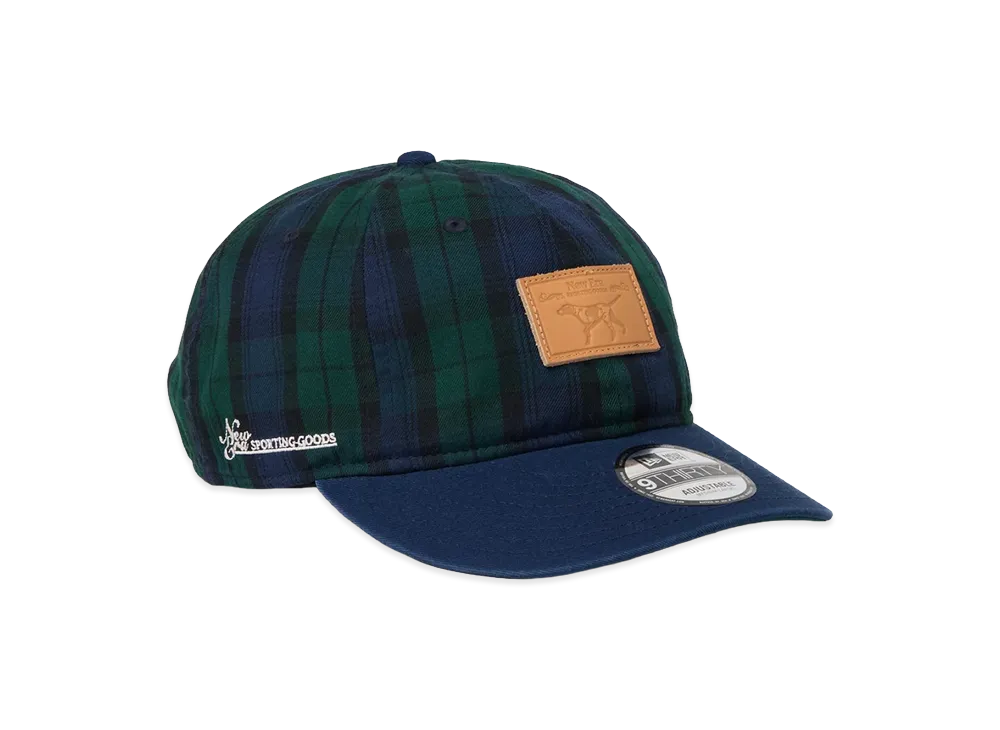 NEW ERA OUTDOOR x Takayuki Ohashi 9THIRTY Leather Strap Dog Patch "Black Watch"