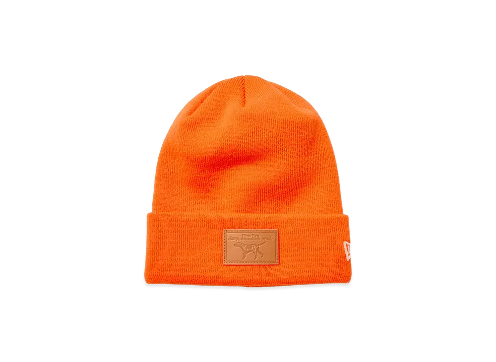 NEW ERA OUTDOOR x Takayuki Ohashi Basic Cuff Knit Dog Patch "Neon Orange"