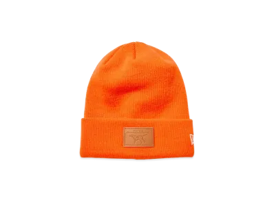 NEW ERA OUTDOOR x Takayuki Ohashi Basic Cuff Knit Dog Patch "Neon Orange"