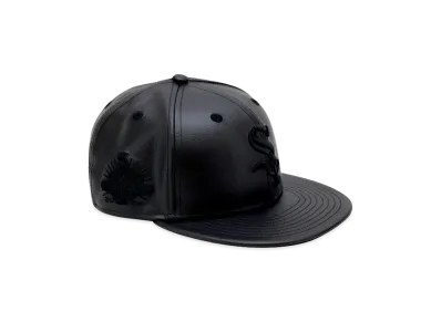 NEW ERA x THE CAP 59Fifty Refined Leather II Chicago White Sox "Black"