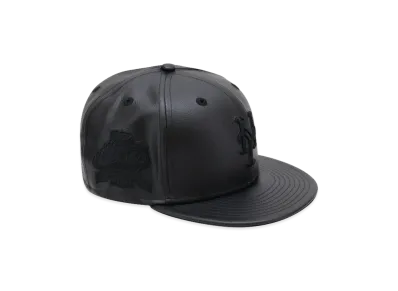 NEW ERA x THE CAP 59Fifty Refined Leather II New York Mets "Black"