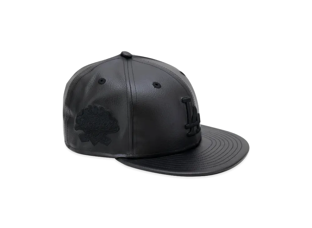 NEW ERA x THE CAP 59Fifty Refined Leather II Los Angeles Dodgers "Black"