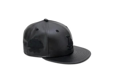 NEW ERA x THE CAP 59Fifty Refined Leather II Los Angeles Dodgers "Black"
