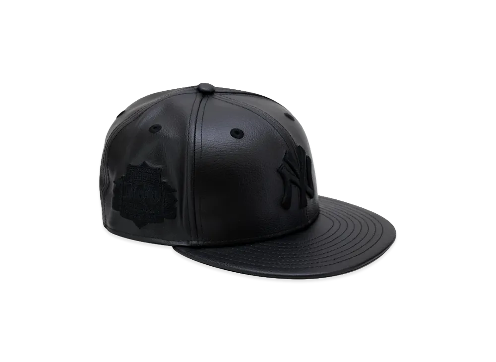 NEW ERA x THE CAP 59Fifty Refined Leather II New York Yankees "Black"