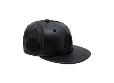 NEW ERA x THE CAP 59Fifty Refined Leather II New York Yankees "Black"