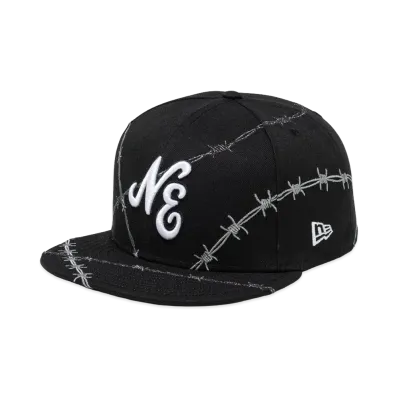 NEW ERA 59Fifty Halloween Wire Classic Logo "Black"