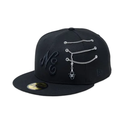 NEW ERA 59Fifty Halloween Spider Chain Classic Logo "Black"