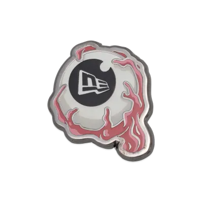 NEW ERA Cap Accessory Pins Halloween Eyeball "Gray"