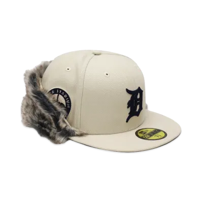 NEW ERA x THE CAP 59Fifty Flip Down High Shift Detroit Tigers "White"
