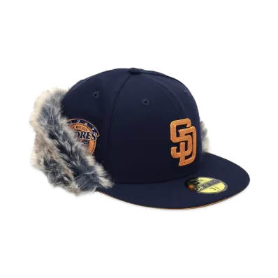NEW ERA x THE CAP 59Fifty Flip Down High Shift San Diego Padres "Navy Blue"