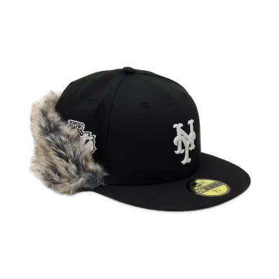 NEW ERA x THE CAP 59Fifty Flip Down High Shift New York Mets "Black"