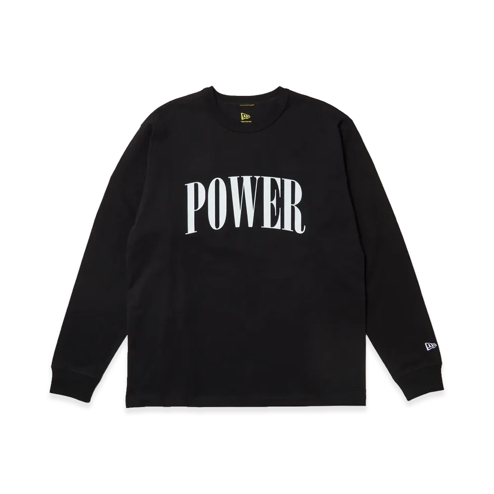 NEW ERA Powered by GORO NAKATSUGAWA (MIN-NANO) LS Washed Cotton T-Shirt "Black"