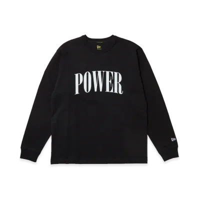 NEW ERA Powered by GORO NAKATSUGAWA (MIN-NANO) LS Washed Cotton T-Shirt "Black"