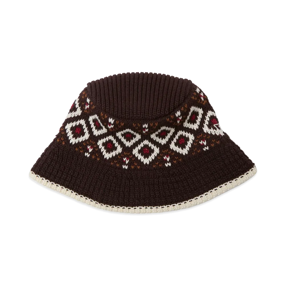 NEW ERA Powered by GORO NAKATSUGAWA (MIN-NANO) Knit Bucket "Burnt Wood"
