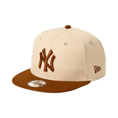 NEW ERA Powered by GORO NAKATSUGAWA (MIN-NANO) Kids Youth 9Fifty New York Yankees "Oats Milk/Tiramisu"