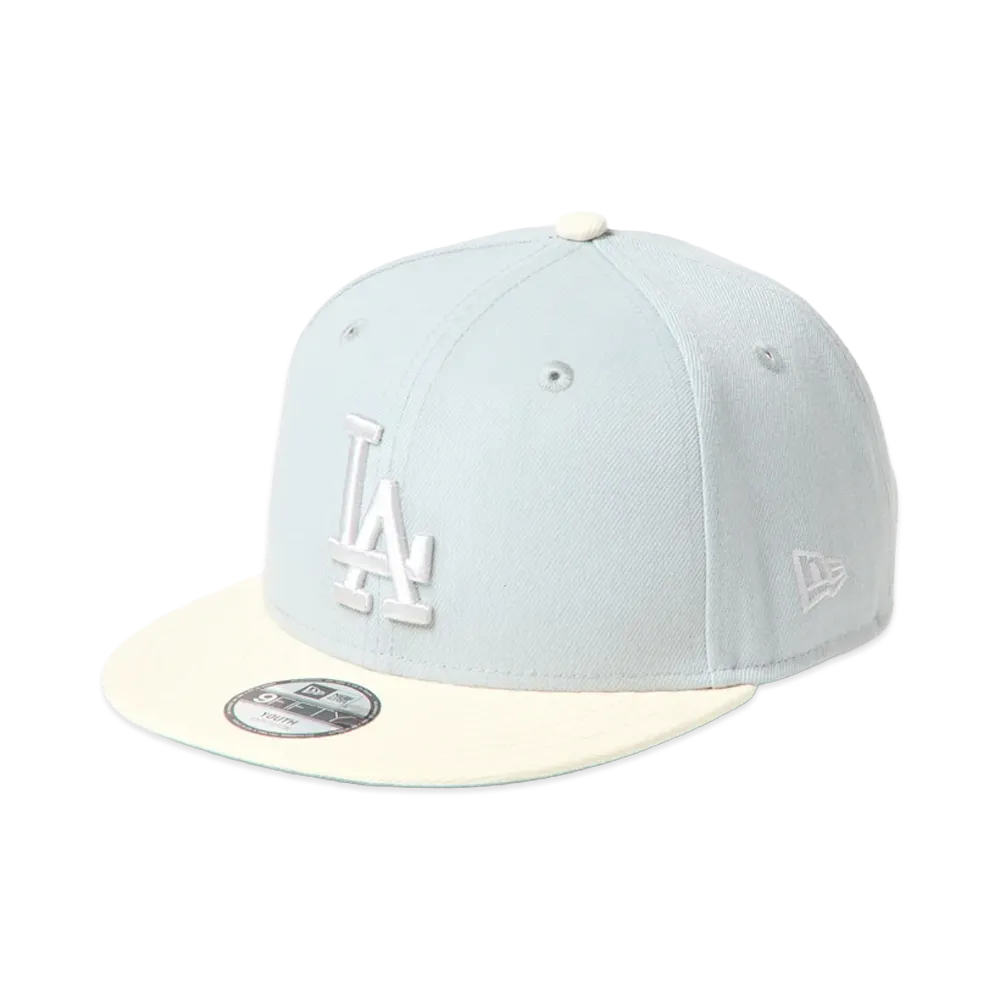 NEW ERA Powered by GORO NAKATSUGAWA (MIN-NANO) Kids Youth 9Fifty Los Angeles Dodgers "Snow Gray/Chrome"