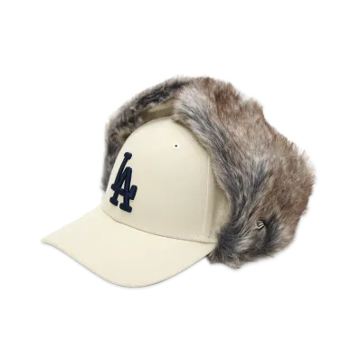 NEW ERA x THE CAP 9FORTY DOG EAR HIGH TURN Los Angeles Dodgers Stone "Beige"