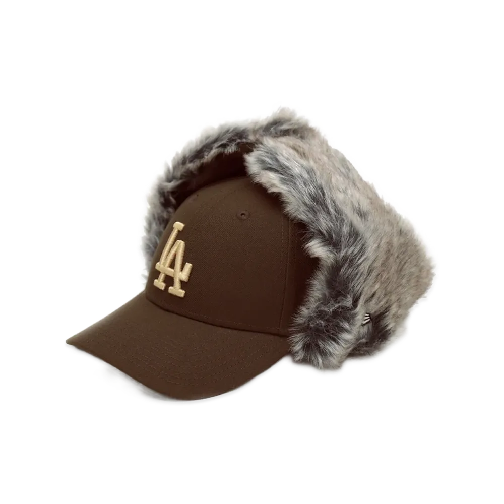NEW ERA x THE CAP 9FORTY DOG EAR HIGH TURN Los Angeles Dodgers Walnut "Brown"