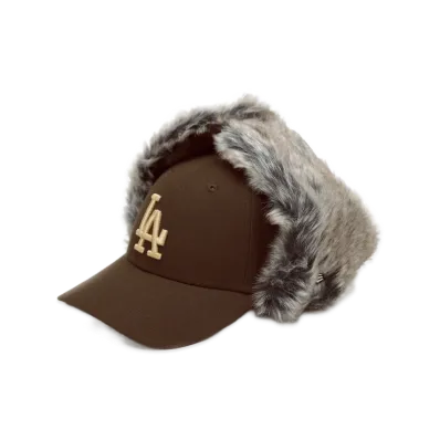 NEW ERA x THE CAP 9FORTY DOG EAR HIGH TURN Los Angeles Dodgers Walnut "Brown"