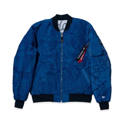 NEW ERA x Alpha Industries x ComplexCon Reversible Bomber Jacket Los Angeles Dodgers "Blue"