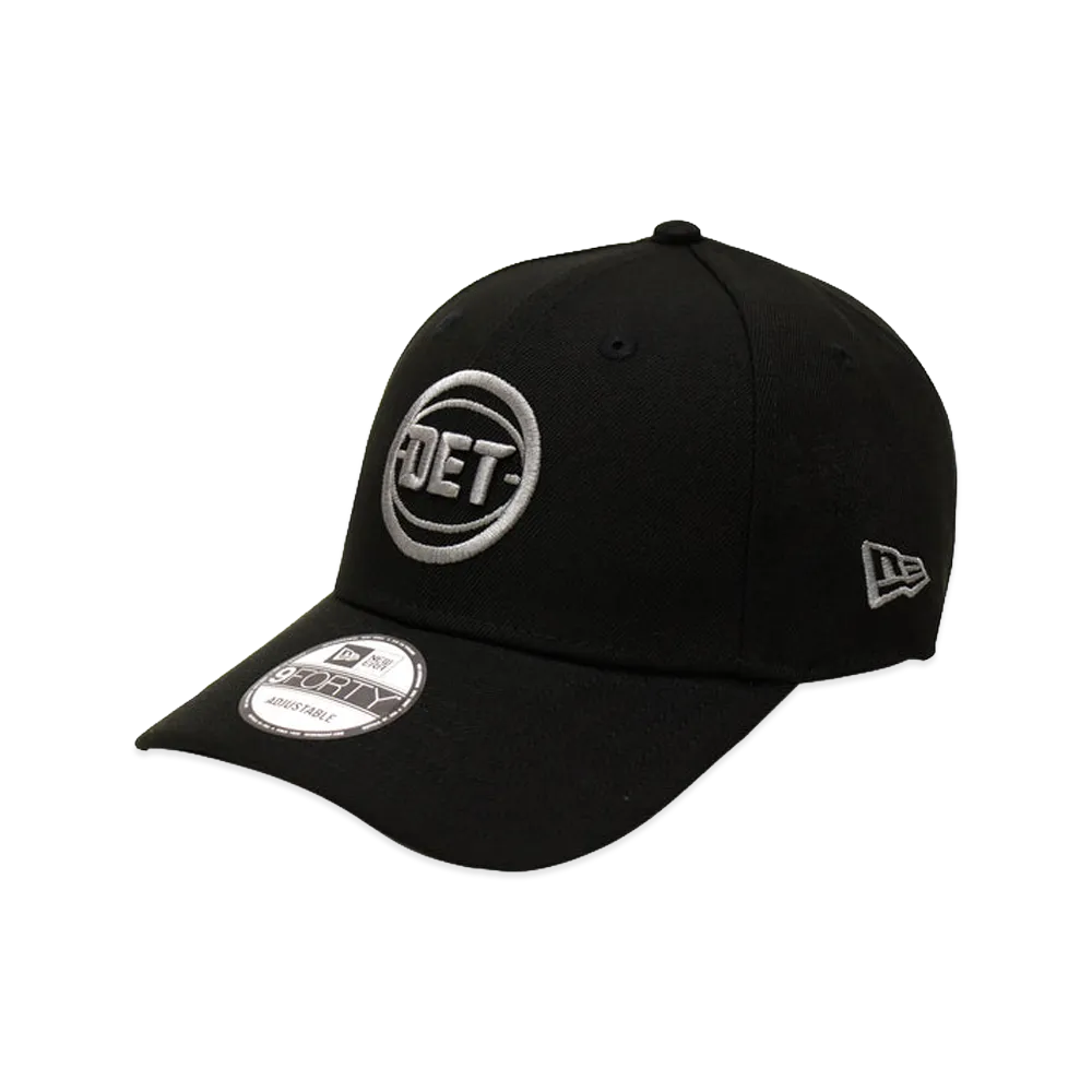 NEW ERA x THE CAP 9Forty National Basketball Association Detroit Pistons "Black"