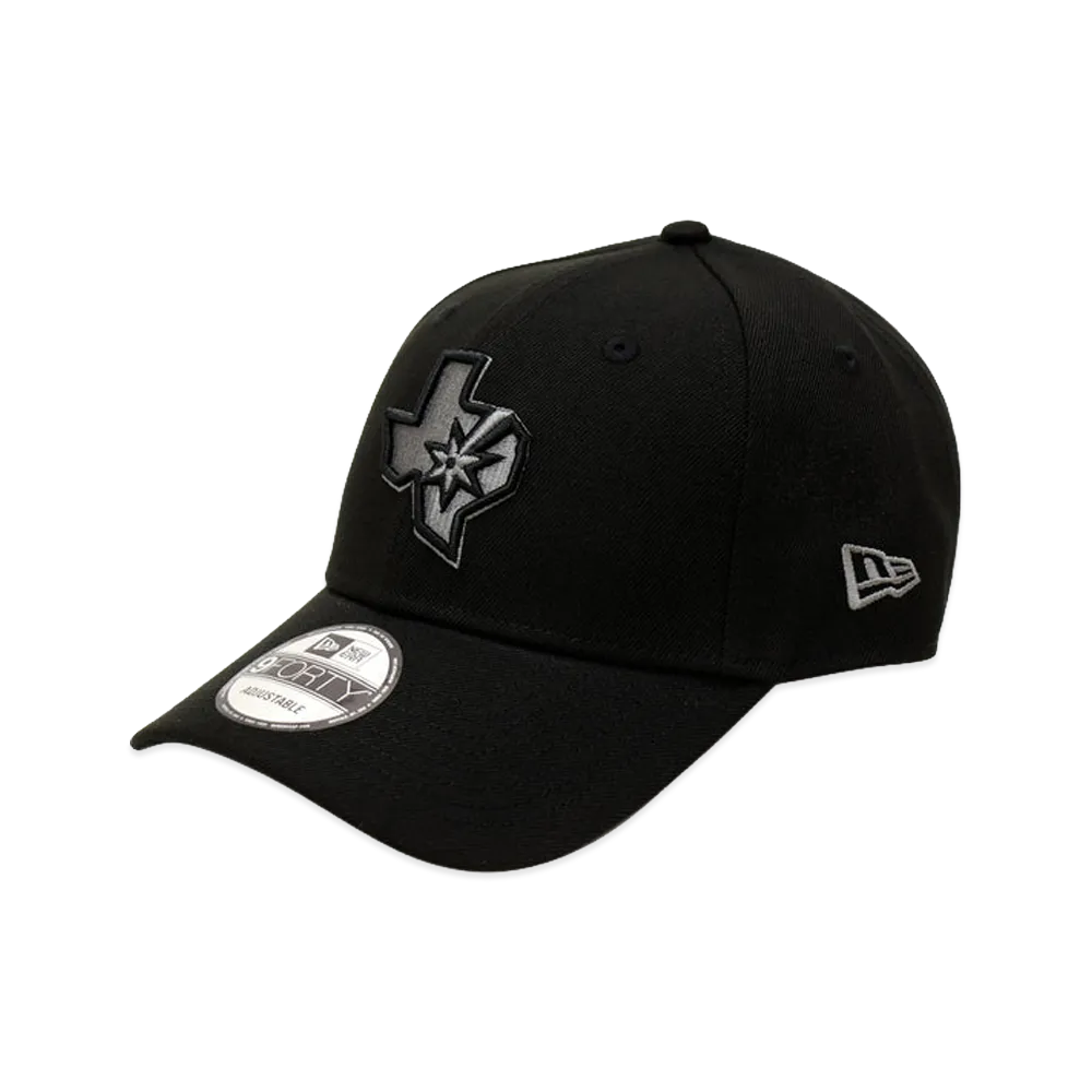 NEW ERA x THE CAP 9Forty National Basketball Association San Antonio Spurs "Black"