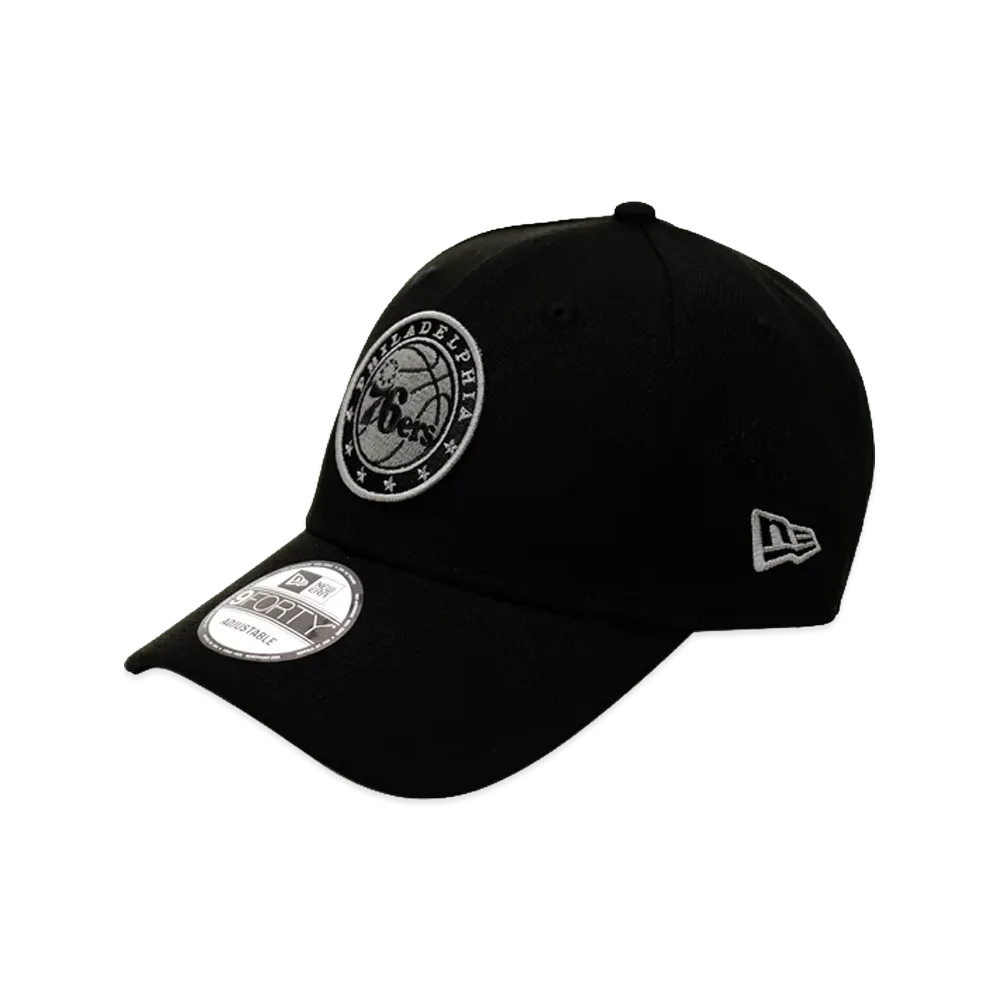 NEW ERA x THE CAP 9Forty National Basketball Association Philadelphia 76ers "Black"