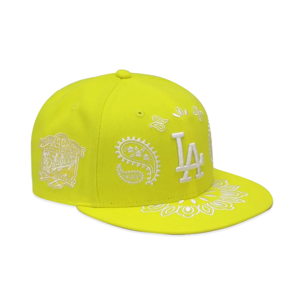 NEW ERA x THE CAP 59Fifty Persian Pickle Los Angeles Dodgers "Yellow"