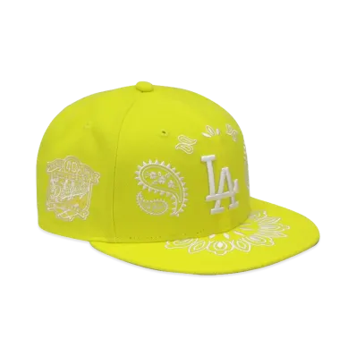 NEW ERA x THE CAP 59Fifty Persian Pickle Los Angeles Dodgers "Yellow"