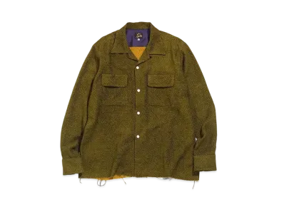 Needles C.O.B. CLASSIC SHIRT - R/AC DOTS MOLE JQ. "Olive"